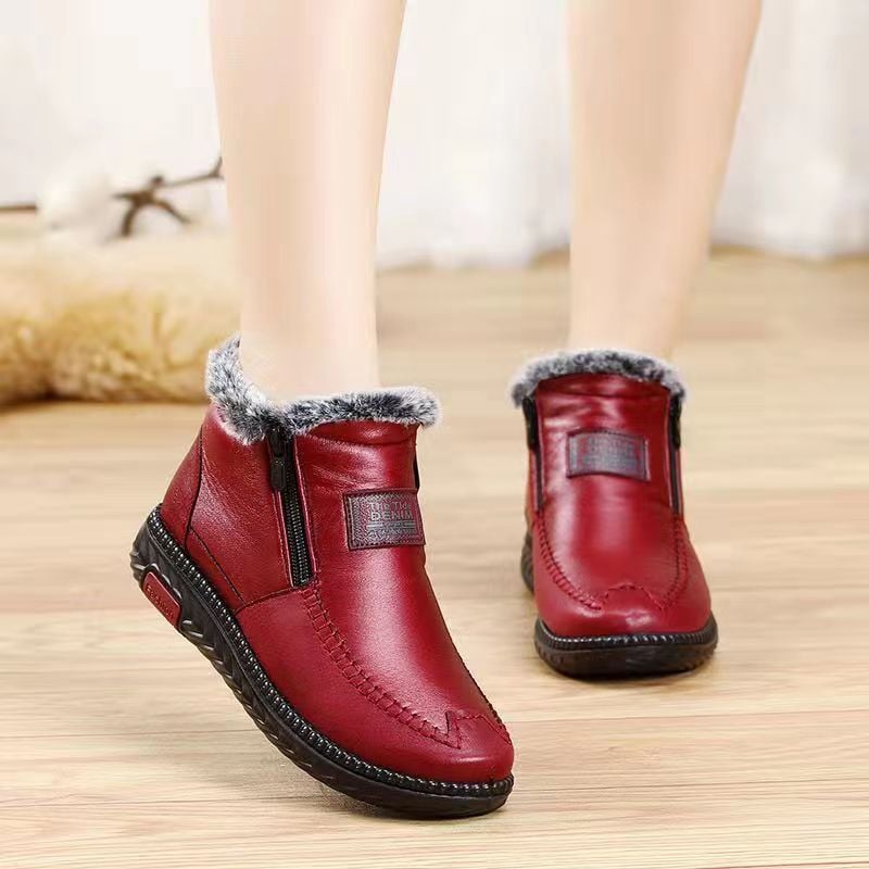 New fleece thickened warm snow boots