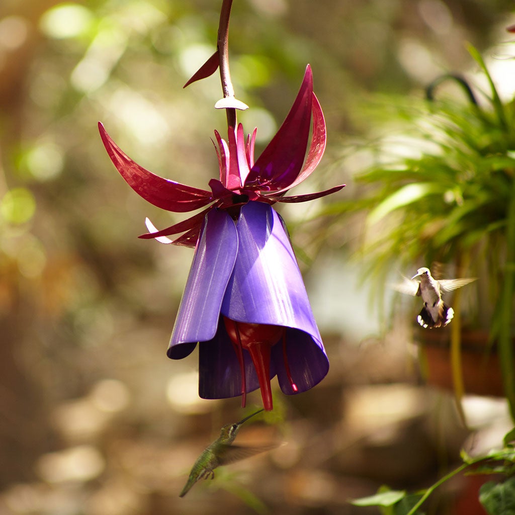 Flower creative Hummingbird feeder water feeder