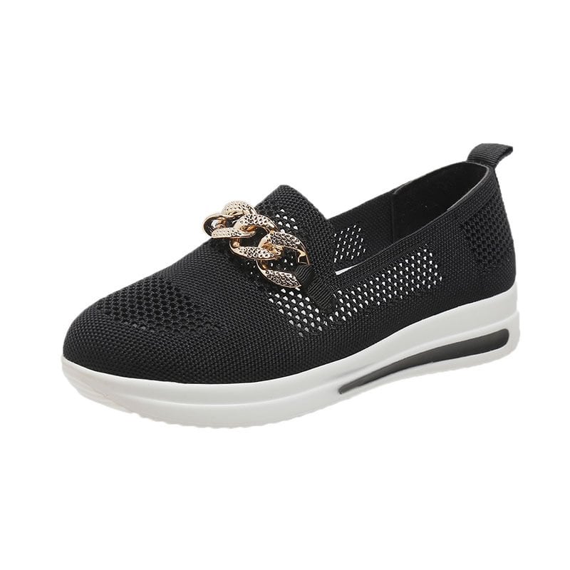 ๐ Breathable Wedge Sneakers