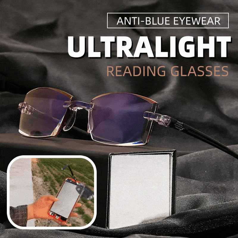NEW DIAMOND-CUT BIFOCAL & ANTI-BLUE EYEWEAR ULTRALIGHT READING GLASSES