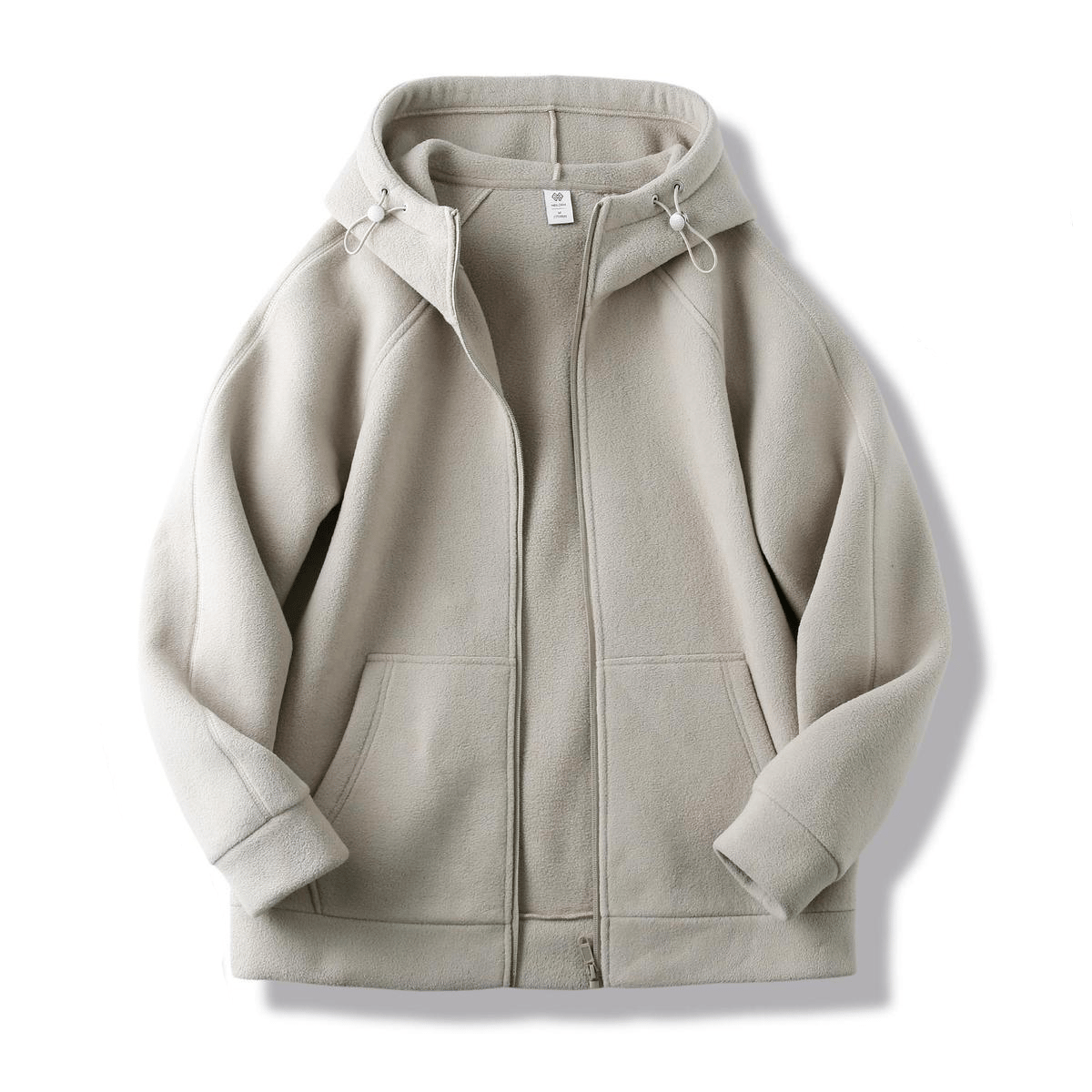 🔥Hot Sale🔥 Unisex Loose Fleece Zip Up Hoodie