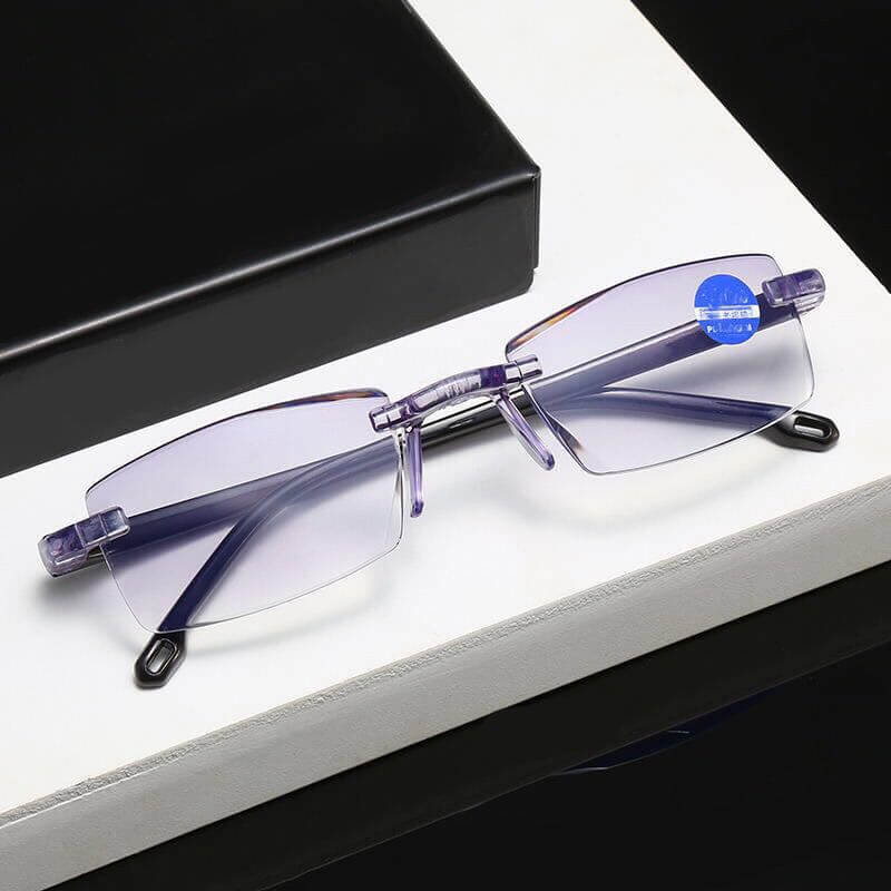 NEW DIAMOND-CUT BIFOCAL & ANTI-BLUE EYEWEAR ULTRALIGHT READING GLASSES