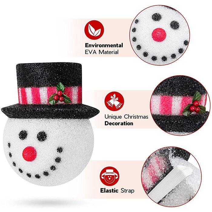 Snowman Porch Light Cover