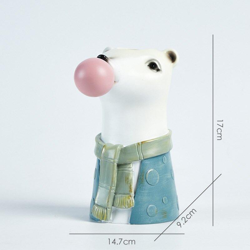 Bubblegum Animal Vase