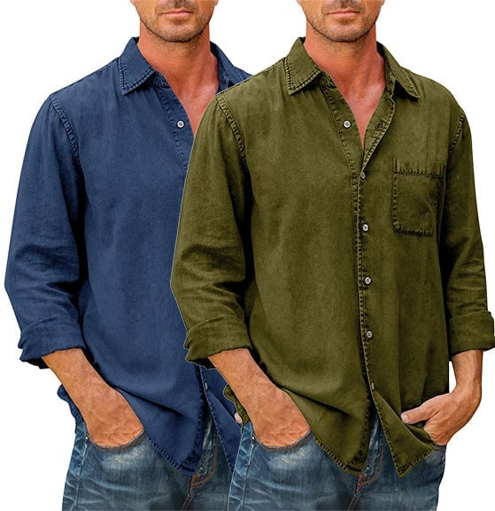 🔥🔥Men's Denim Style Shirt