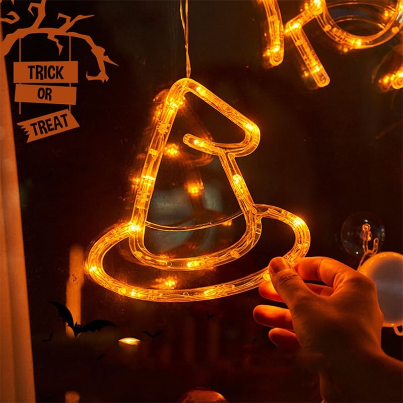 ✨Hot Sale✨ 2023 Upgrade Halloween Window Lights Decorations