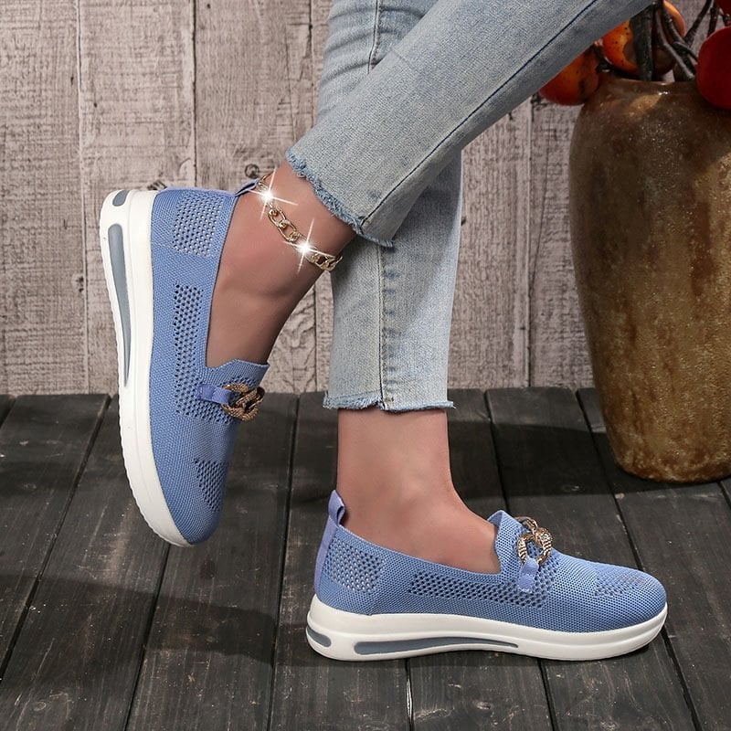 ๐ Breathable Wedge Sneakers