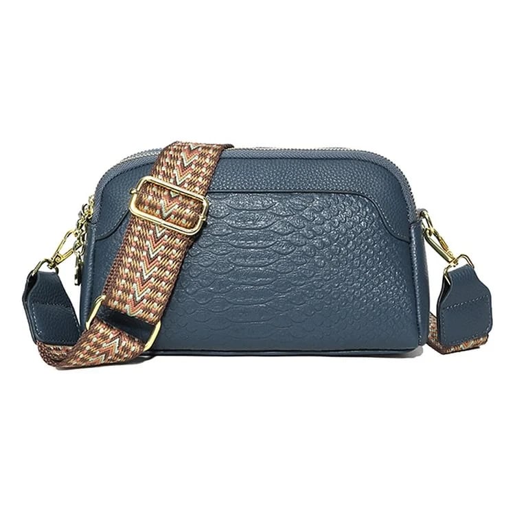 🔥First Layer Cowhide Crossbody Bag Alligator Pattern Women Shoulder Bag for Work