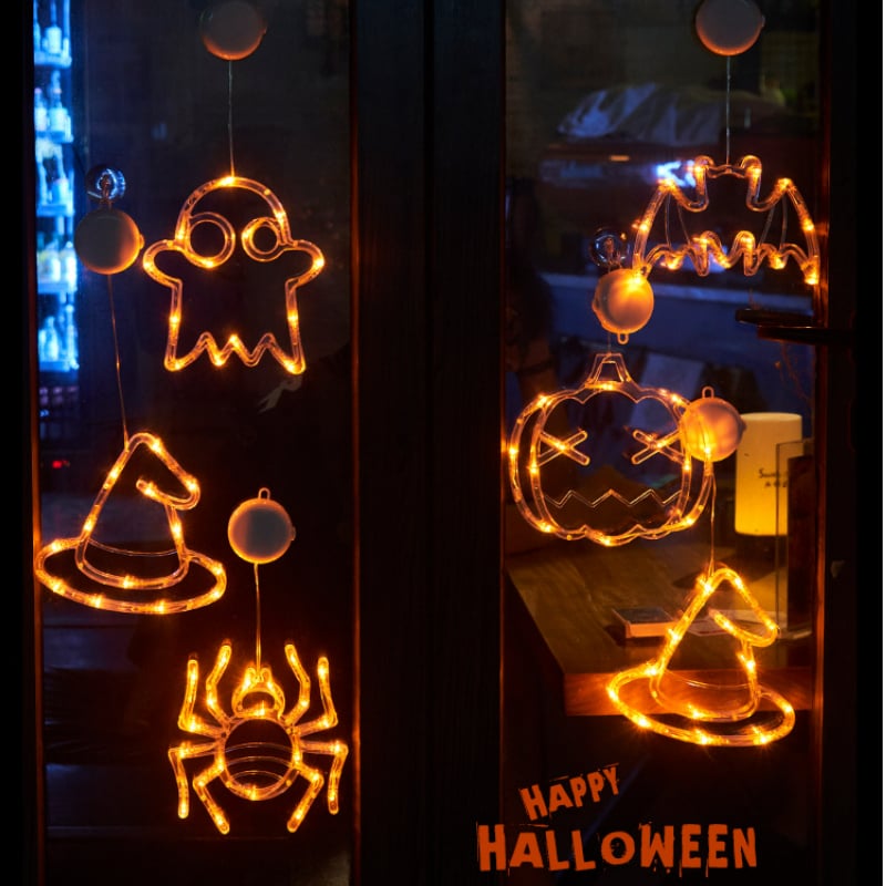 ✨Hot Sale✨ 2023 Upgrade Halloween Window Lights Decorations