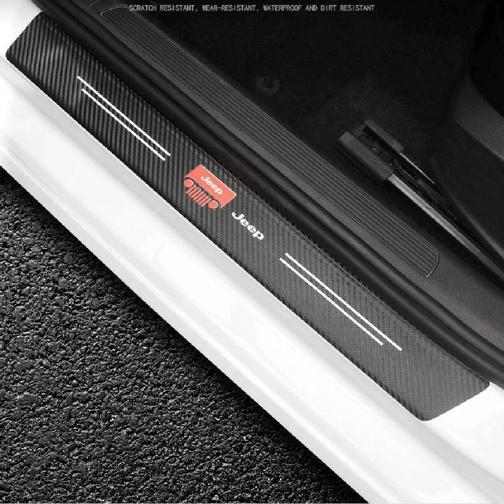 Carbon Car Door Sills Stickers( 4PCS )