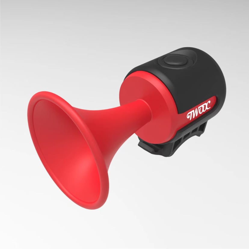 Electric Bike Horn 120DB Electronic Bicycle Bell with Easy Install, IPX4 Waterproof