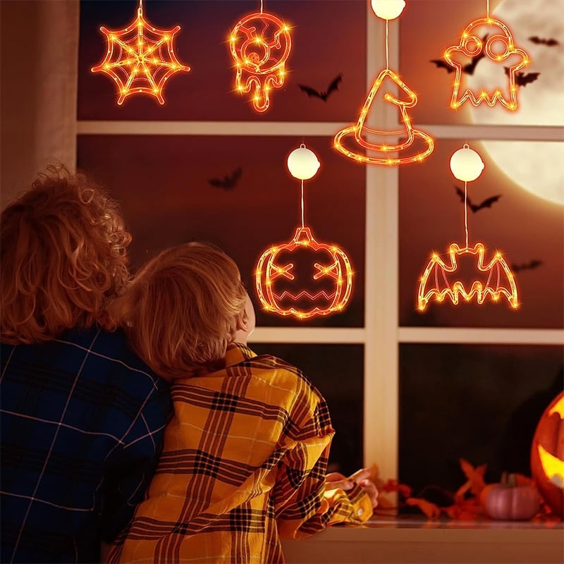 ✨Hot Sale✨ 2023 Upgrade Halloween Window Lights Decorations