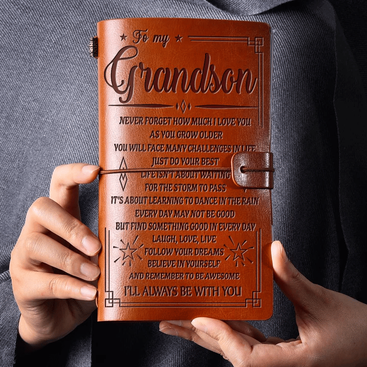 Vintage Engraved Journal (Pages Included)