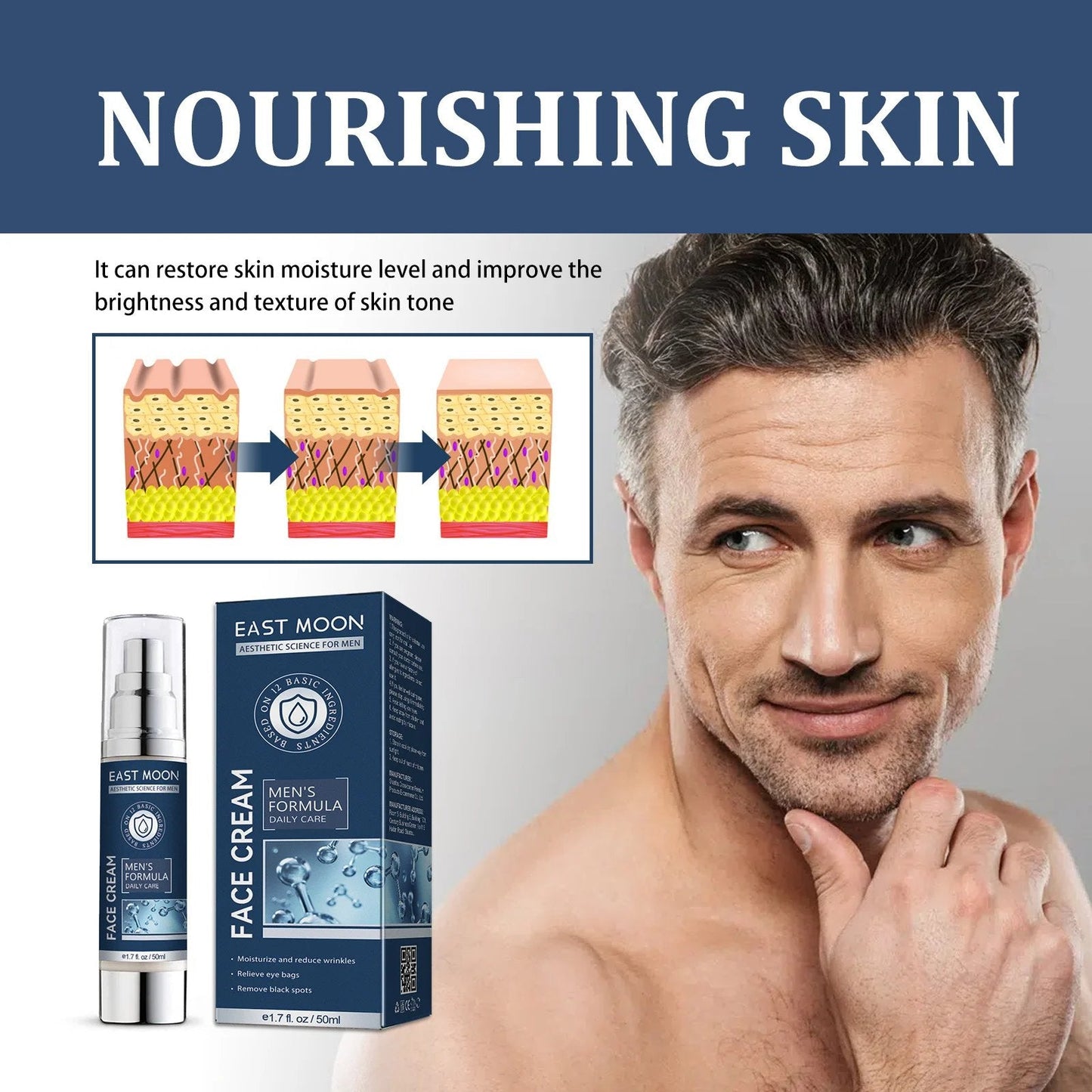 Men Anti-aging Eyebags and Dark Spots Face Eyecream🔥