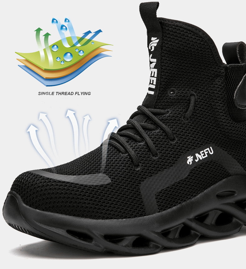 Ultra-Light Breathable Steel Toe Non-Slip Work Shoes