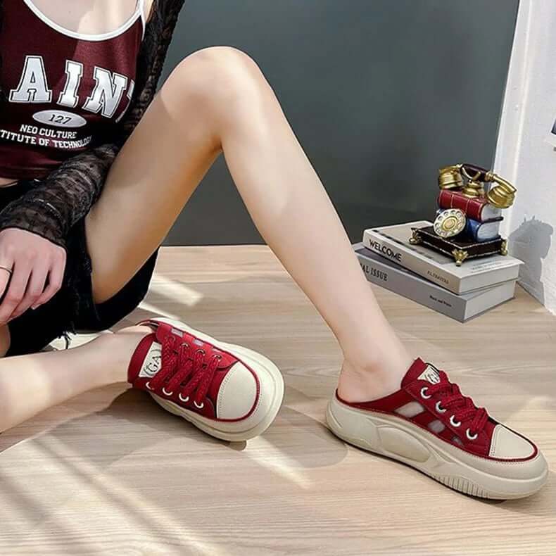 SUMMER HOT SALE - WOMEN'S CLOSED TOE HALF SLIPPERS