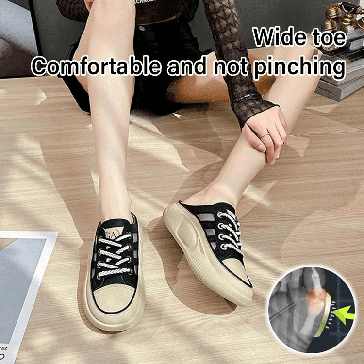SUMMER HOT SALE - WOMEN'S CLOSED TOE HALF SLIPPERS