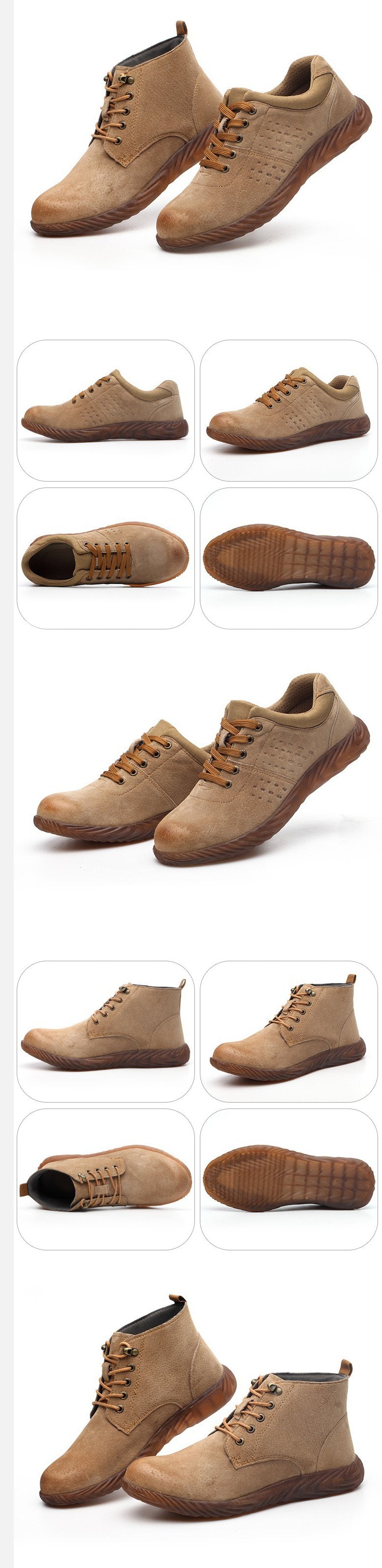 Men Leather Safety Shoes