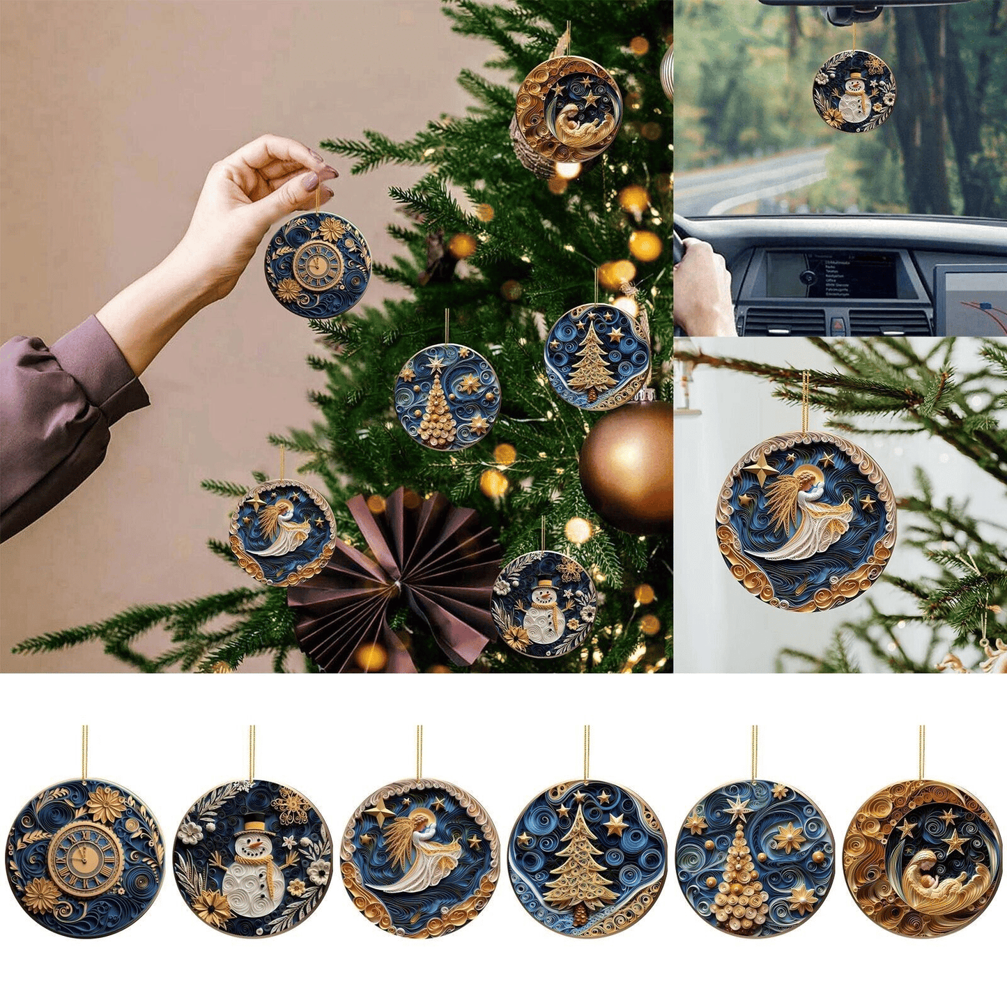 🎄2024   Handmade Ornaments With Good Wishes🎅