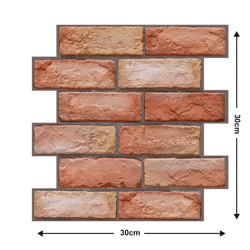 10Pcs 3D Peel and Stick Wall Tiles(12x12 inches)