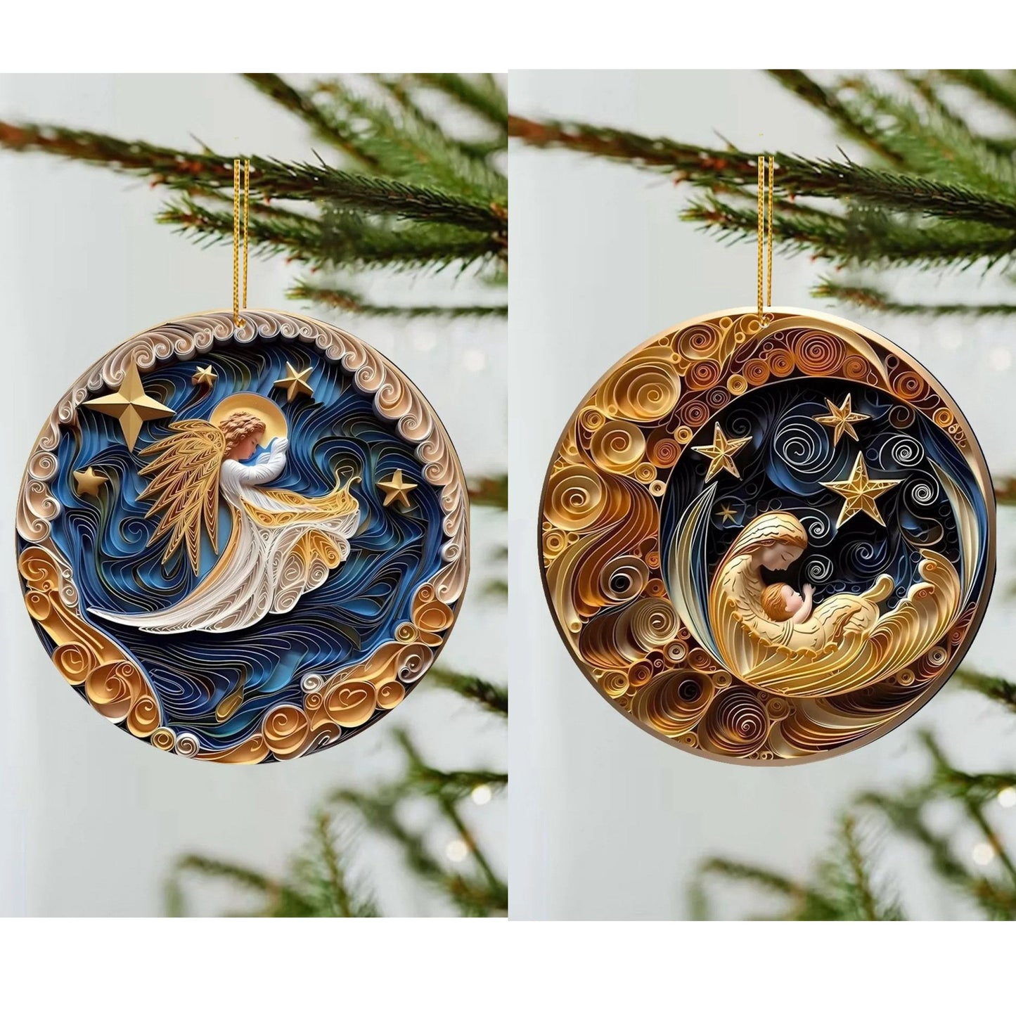 🎄2024   Handmade Ornaments With Good Wishes🎅
